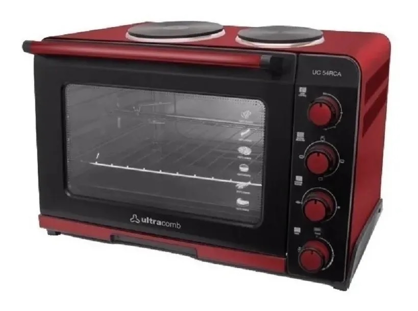 Horno Eléctrico Ultracomb Uc-54ca Rojo/negro 220v - TangoHogar